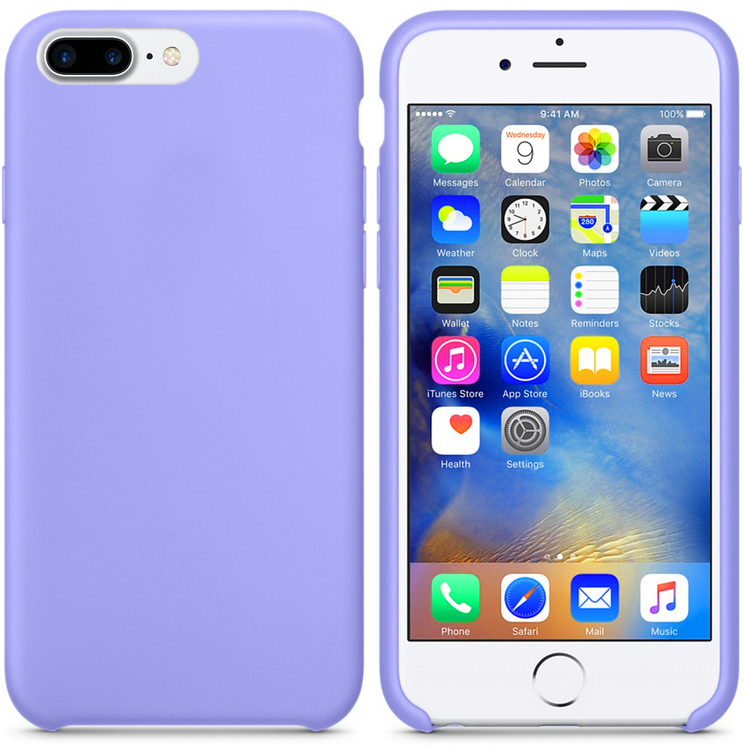 

Силиконовый чехол Silicone Case для iPhone 7 Plus / 8 Plus, сиреневый, Фиолетовый, Apple iPhone 7 Plus / 8 Plus