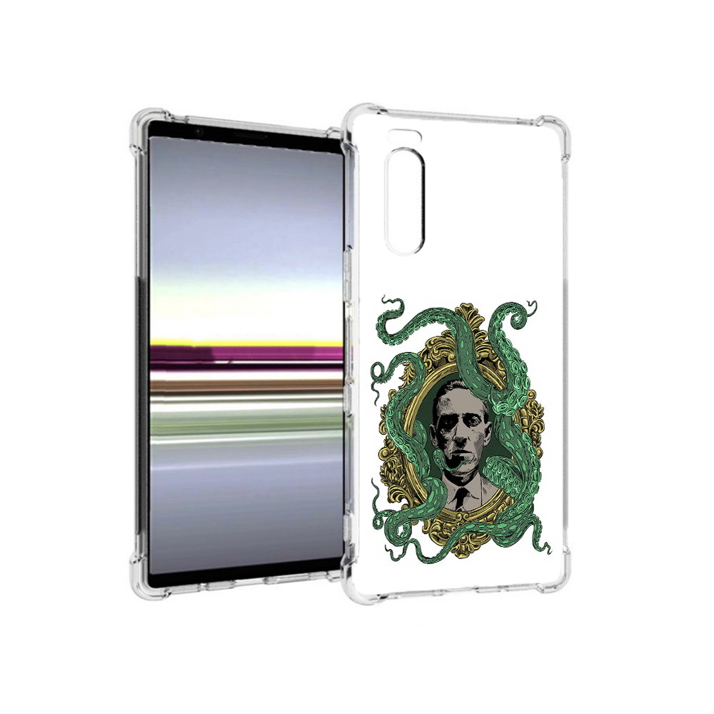 

Чехол MyPads Tocco для Sony Xperia 5 портрет с кракеном (PT139963.234.552), Прозрачный, Tocco