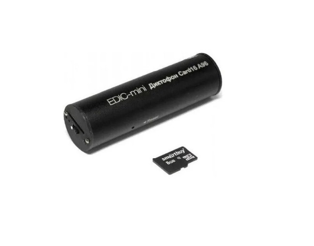 

Цифровой диктофон Edic-mini CARD16 A96 Black, CARD16 A96
