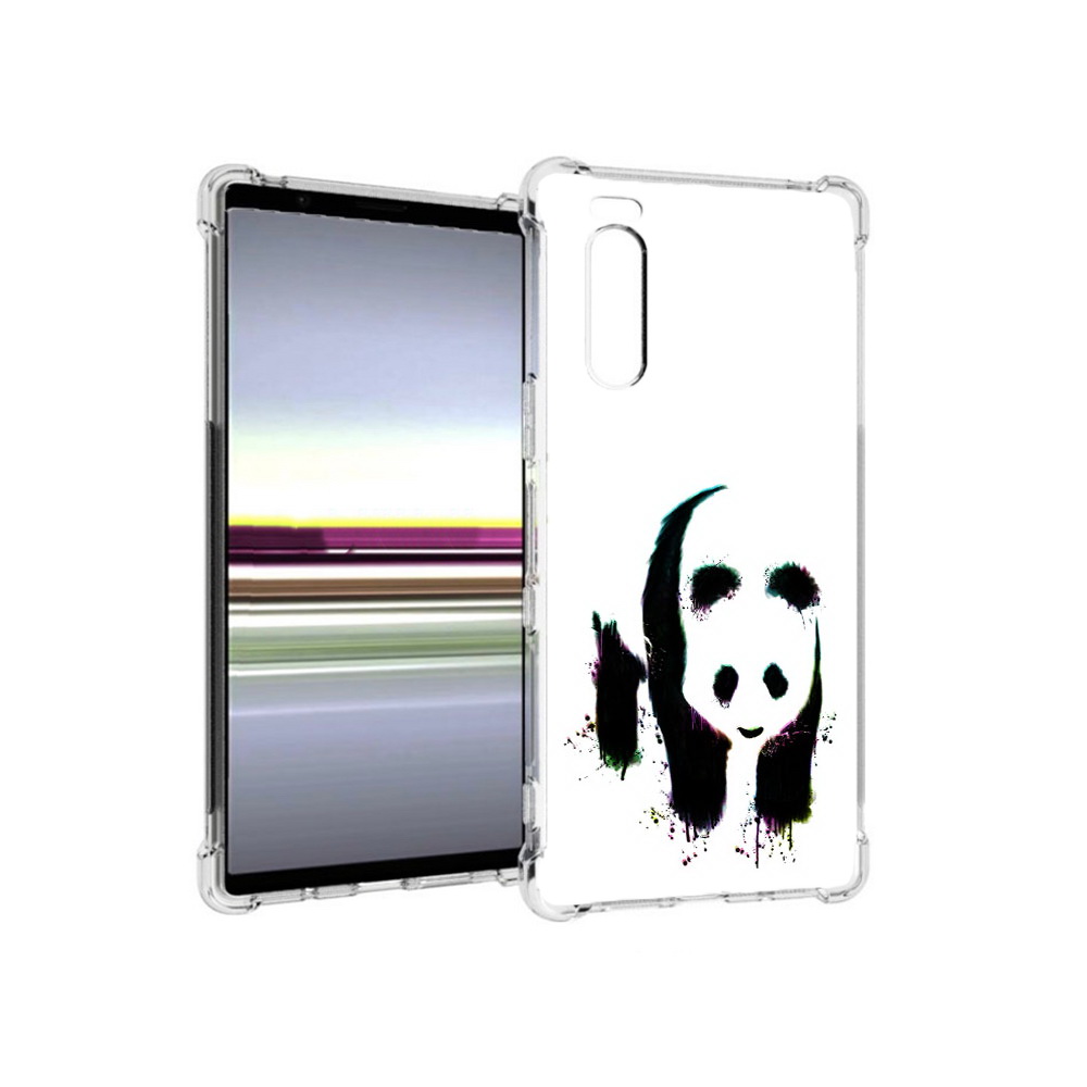 

Чехол MyPads Tocco для Sony Xperia 5 панда в акварели (PT139963.234.532), Прозрачный, Tocco