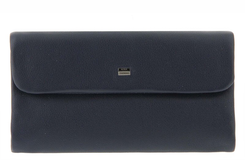 

Кошелек женский NINA FARMINA K 3239 темный синий, K 3239