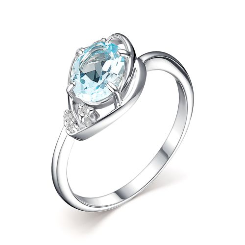

Кольцо из серебра с топазом р. 17 Dewi 901018065, 901018065