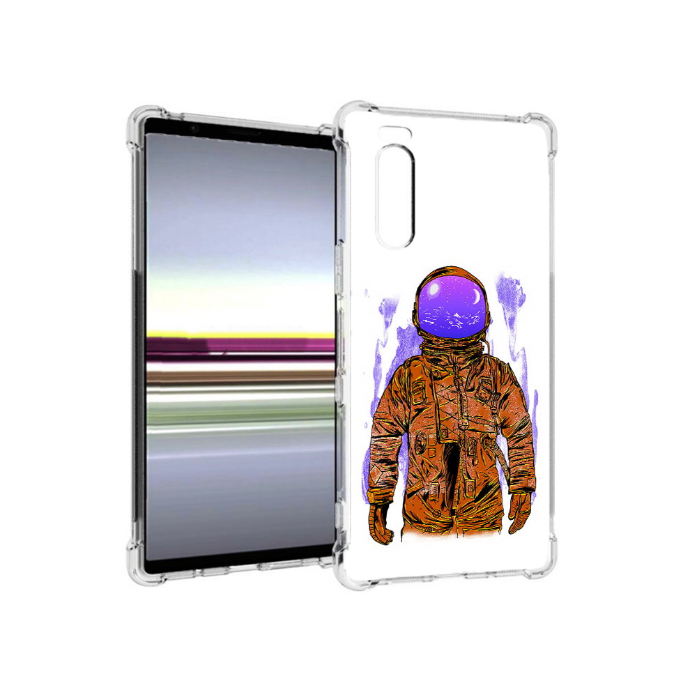 

Чехол MyPads Tocco для Sony Xperia 5 нарисованный мужчина в скафандре (PT139963.234.510), Прозрачный, Tocco
