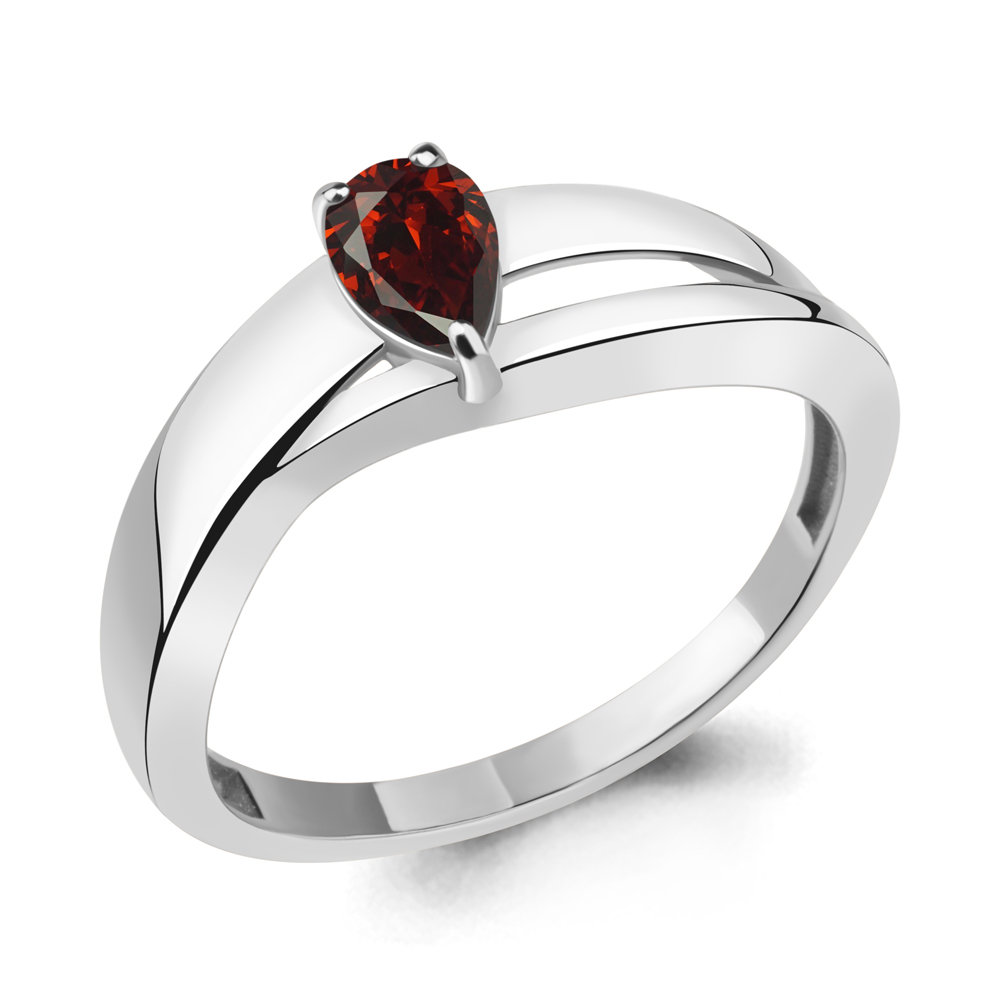 

Кольцо из серебра с гранатом р. Aquamarine 6967503, 6967503_925_р