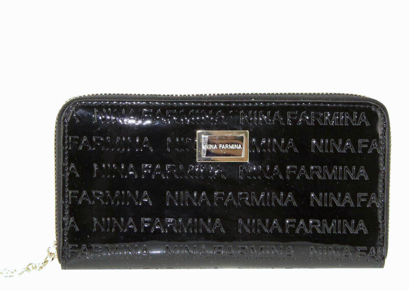 

Кошелек женский NINA FARMINA K 9285 черный, K 9285