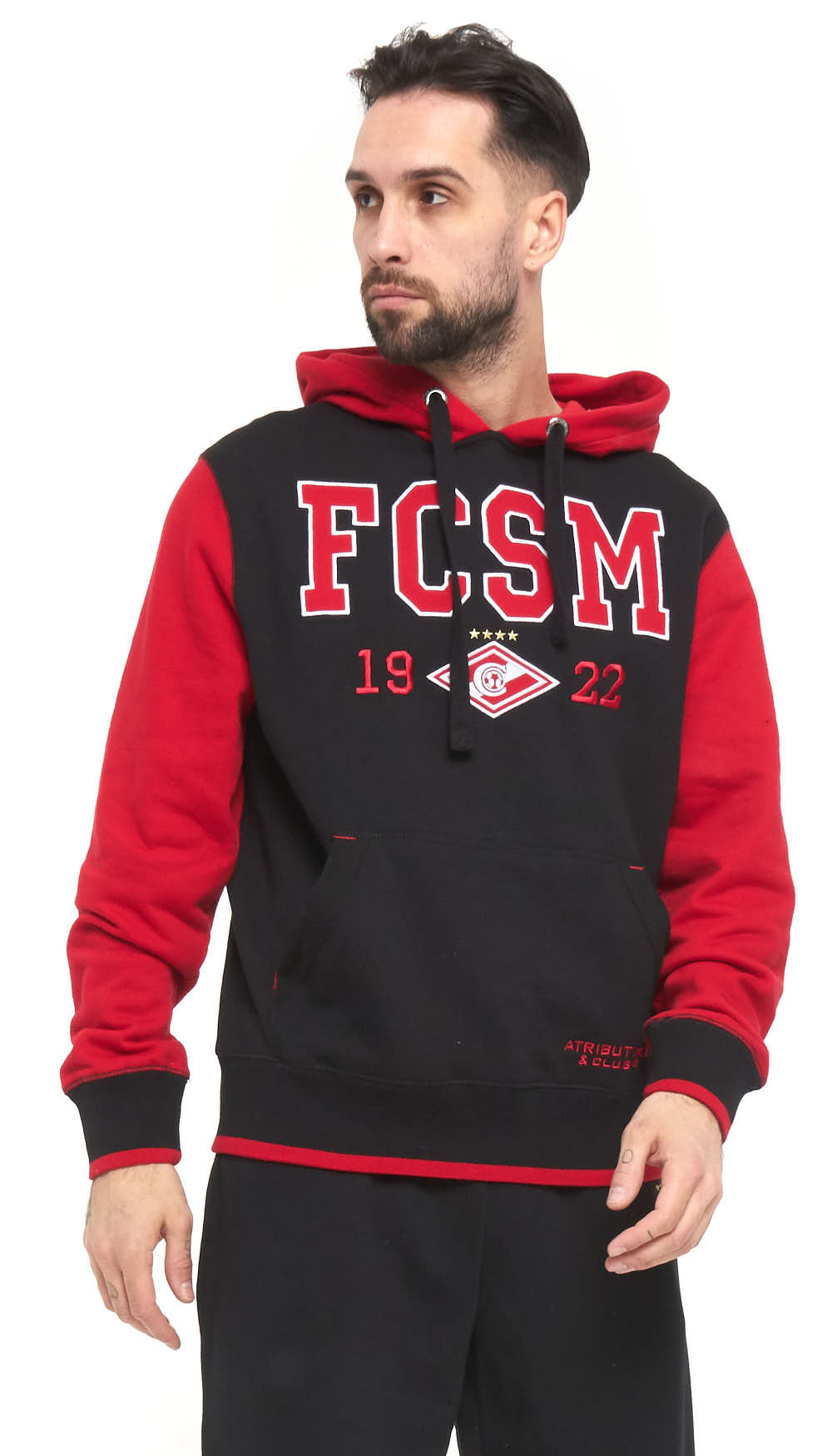 

Худи мужское Atributika&Club 100720 черное M, Черный, 100720