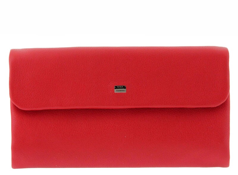 

Кошелек женский NINA FARMINA K 3239 красный, K 3239