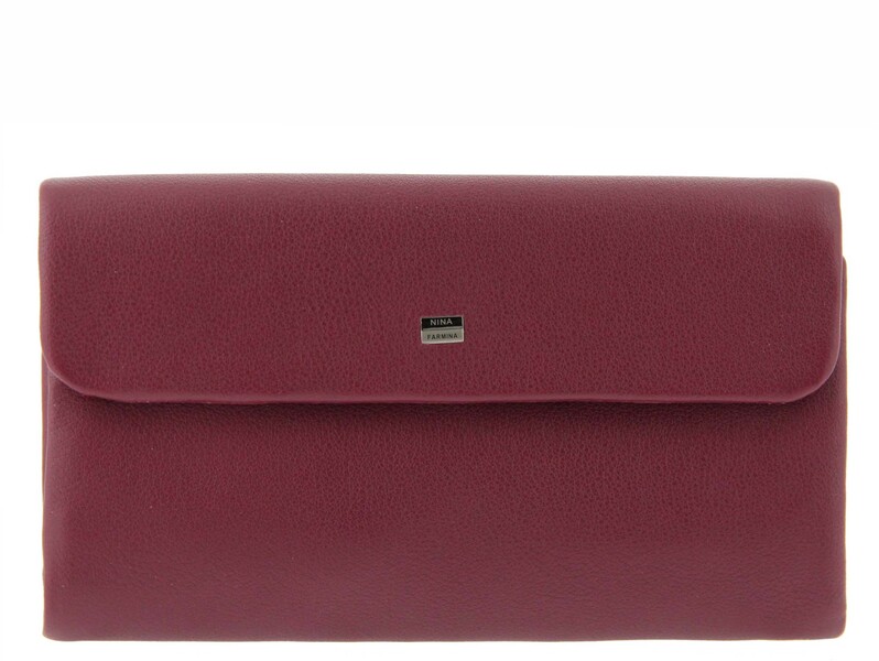 

Кошелек женский NINA FARMINA K 3239 бордовый, K 3239