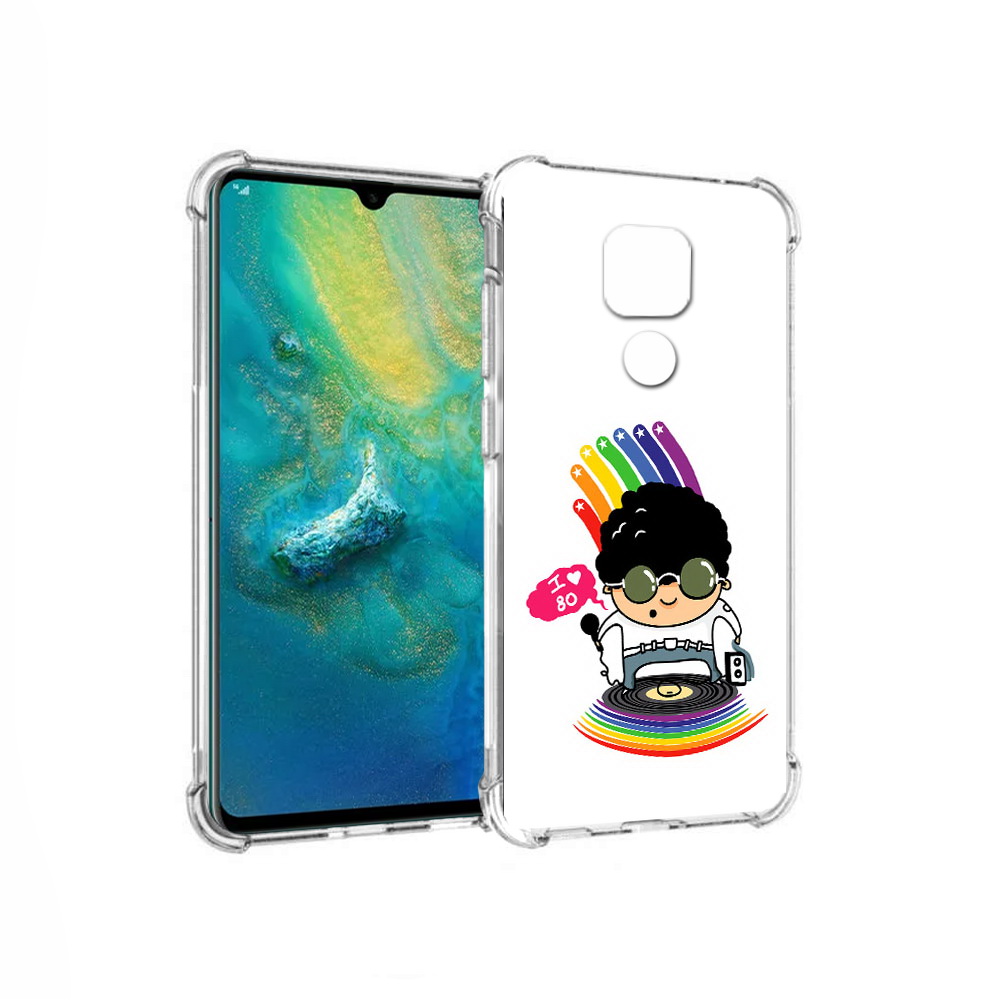 

Чехол MyPads Tocco для Huawei Mate 20x Я люблю 80-е (PT124578.30.205), Прозрачный, Tocco