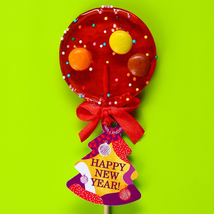 

Леденцы с посыпкой Happy new year, 30 г.