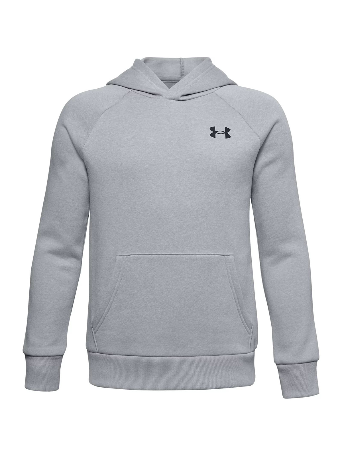 фото Худи under armour rival cotton hoodie 1357591-011 серый р.152