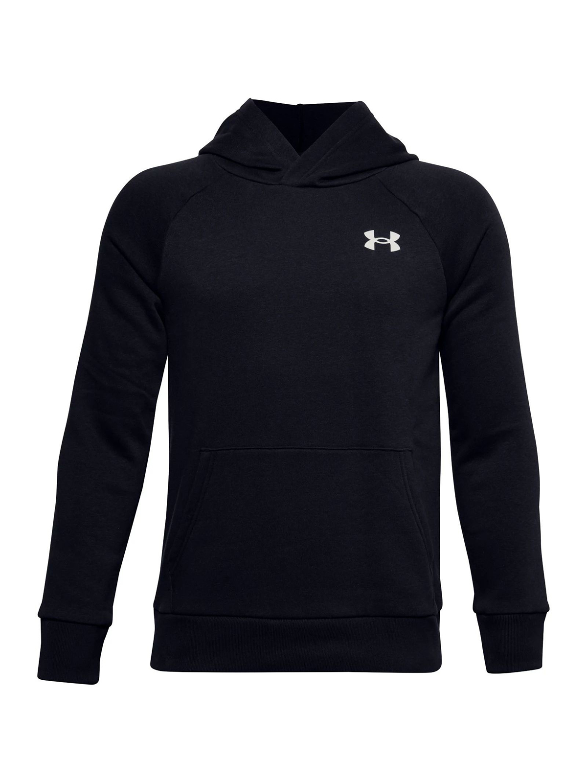 Худи Under Armour Rival Cotton Hoodie 1357591-001 черный р.158