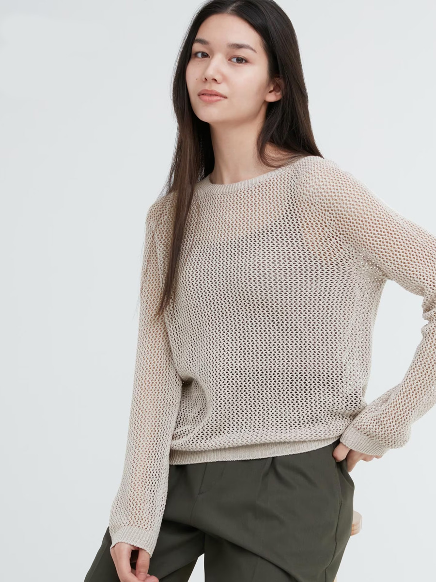 

Джемпер женский UNIQLO 461980 серый XS (доставка из-за рубежа), Бежевый, 461980