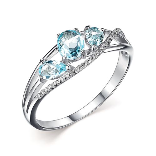 

Кольцо из серебра с топазом р. 17 Dewi 901018042, 901018042
