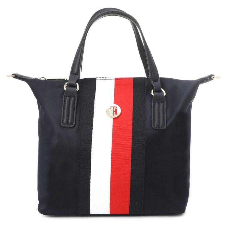 

Шоппер женский Tommy Hilfiger AW0AW10025 темно-синий, AW0AW10025