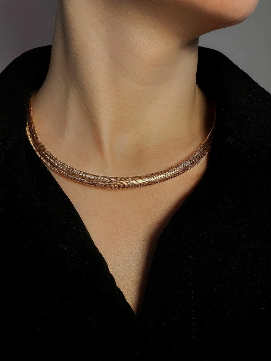 

Ожерелье из золота 45-50 см Delta FLEX, фианит, FLEX