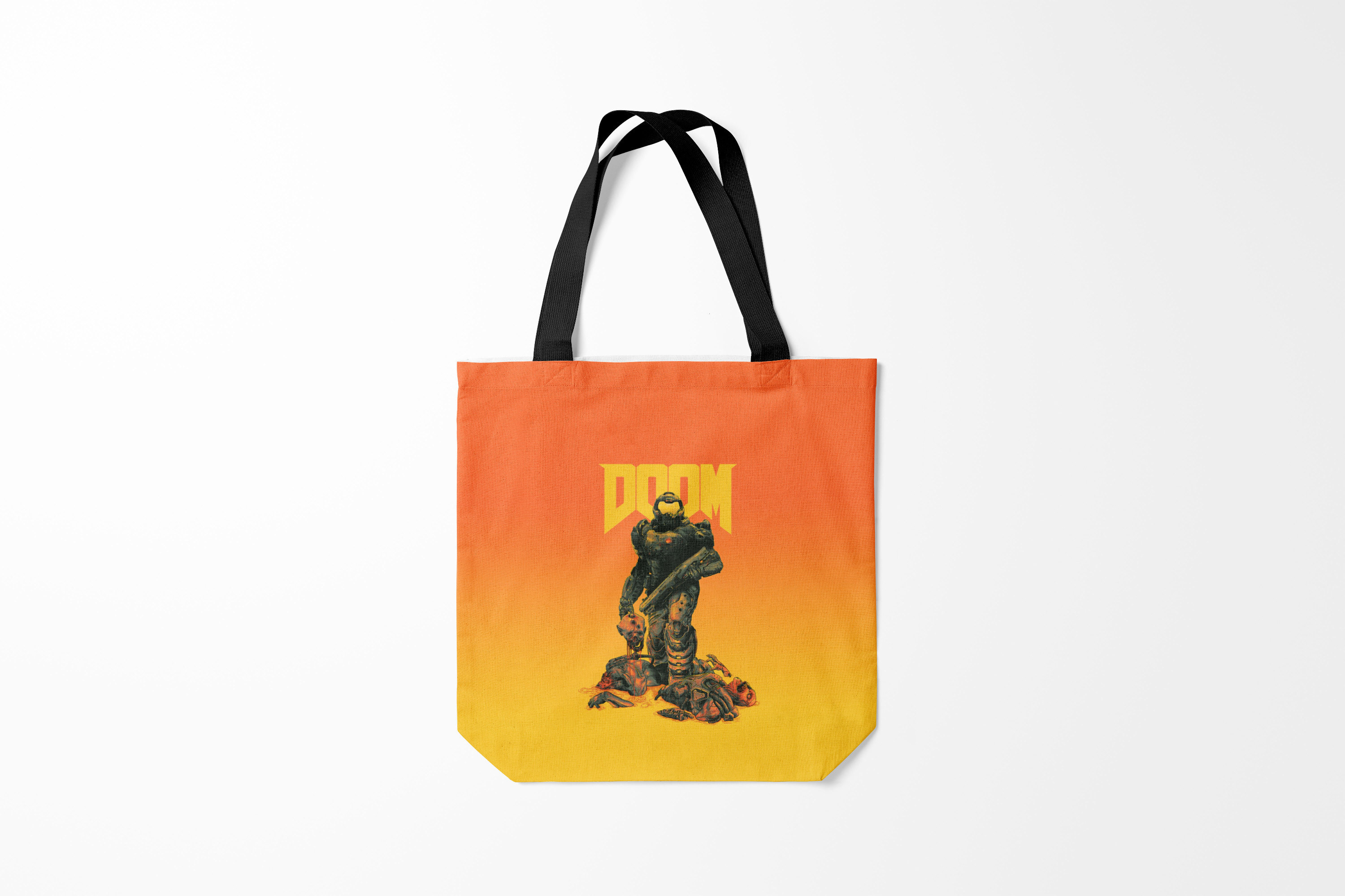 

Сумка шoппер унисекс Burnettie Doom, желтый, Doom