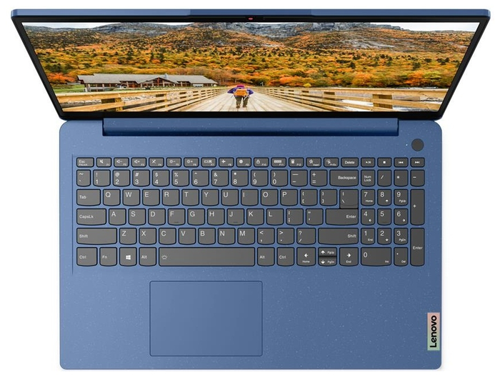 фото Ноутбук lenovo ideapad 3 15alc6 blue (82ku00jqrk)