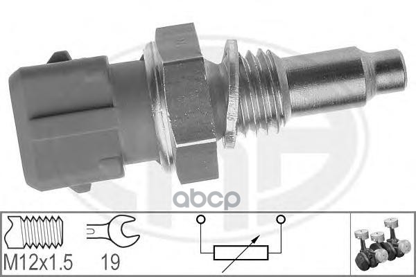 

Датчик, Температура Охлаждающей Жидкости 330120 Nsii0001306505 Era арт. 330120