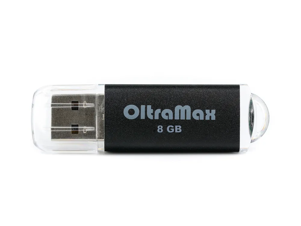 Флешка Oltramax OM008GB30 8 ГБ черный (OM008GB30 Black)