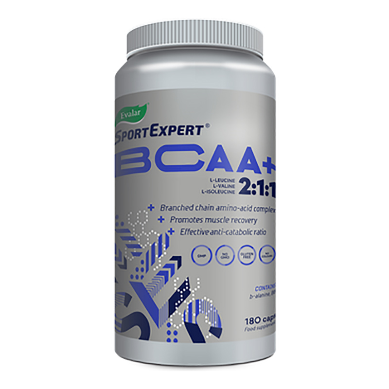 фото Аминокислоты sportexpert bcaa+ 510 мг, 180 капсул эвалар sportexpert