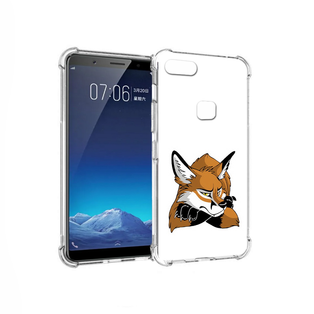 

Чехол MyPads Tocco для Vivo X20 фокс (PT108350.433.660), Прозрачный, Tocco