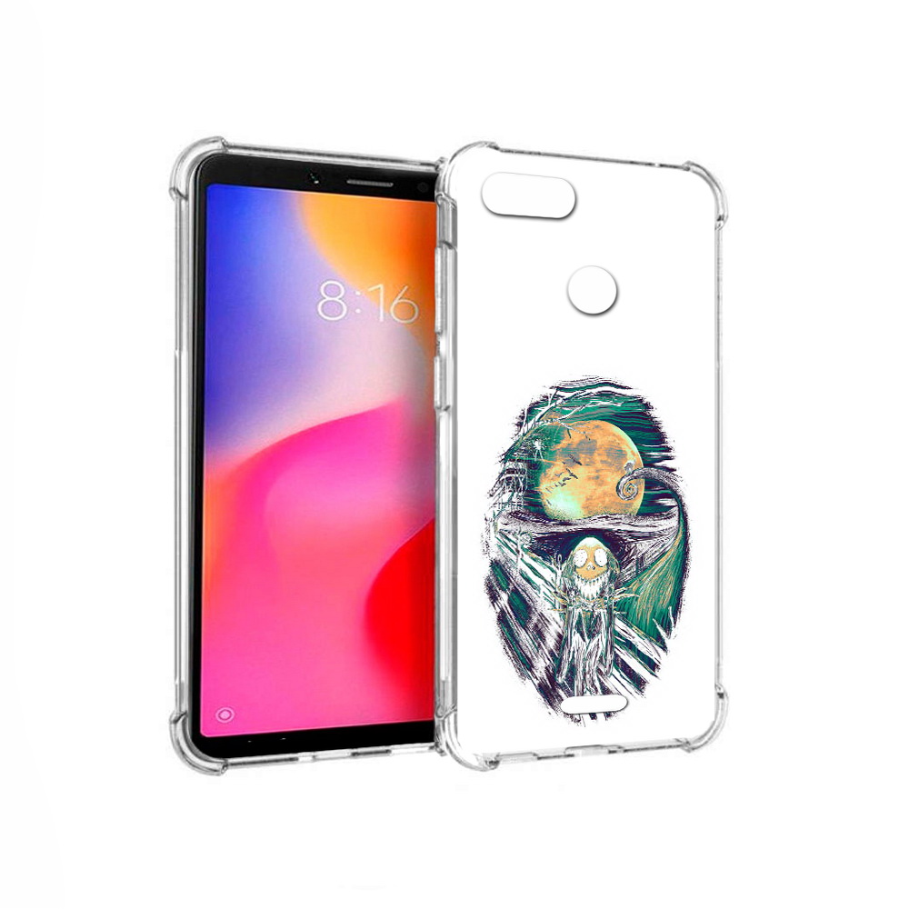 Чехол MyPads Tocco для Xiaomi Redmi 6 зубастое существо абстракция (PT113762.304.370)