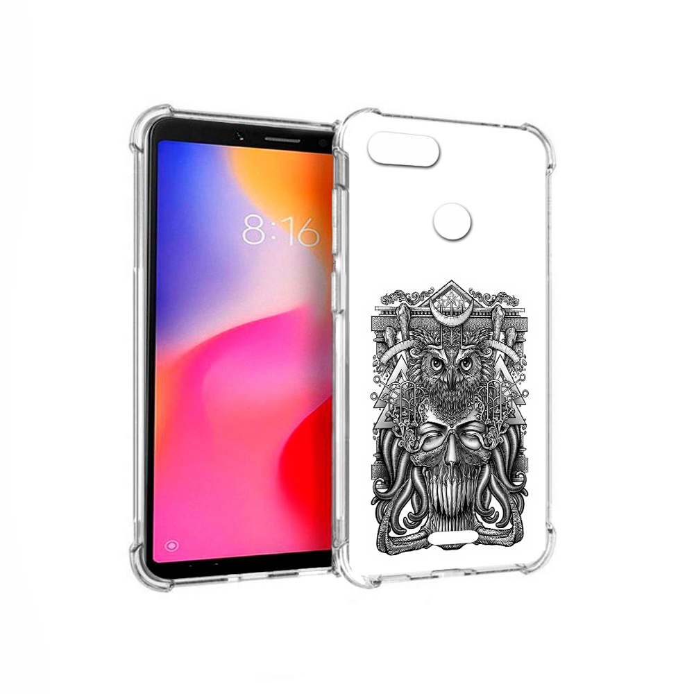 Чехол MyPads Tocco для Xiaomi Redmi 6 зубастая сова (PT113762.304.369)