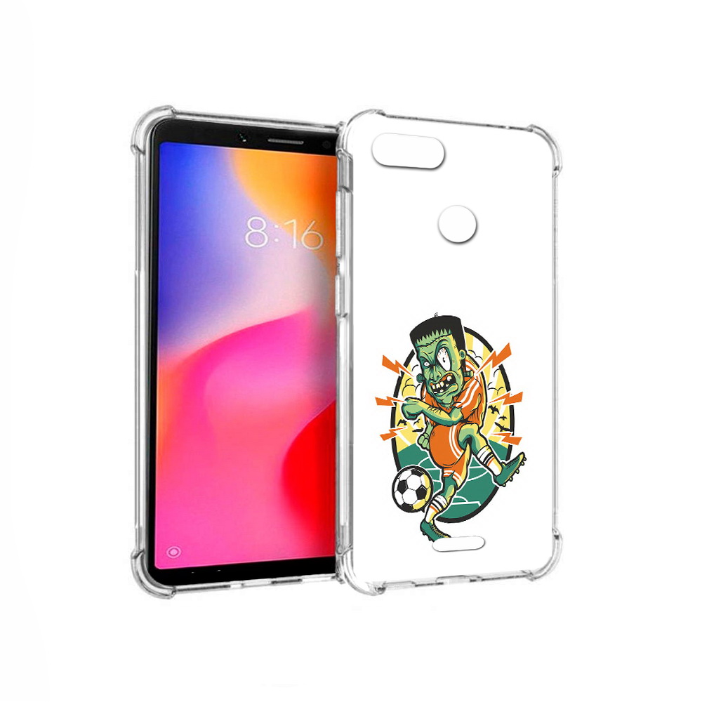 

Чехол MyPads Tocco для Xiaomi Redmi 6 зомби футболист (PT113762.304.368), Прозрачный, Tocco