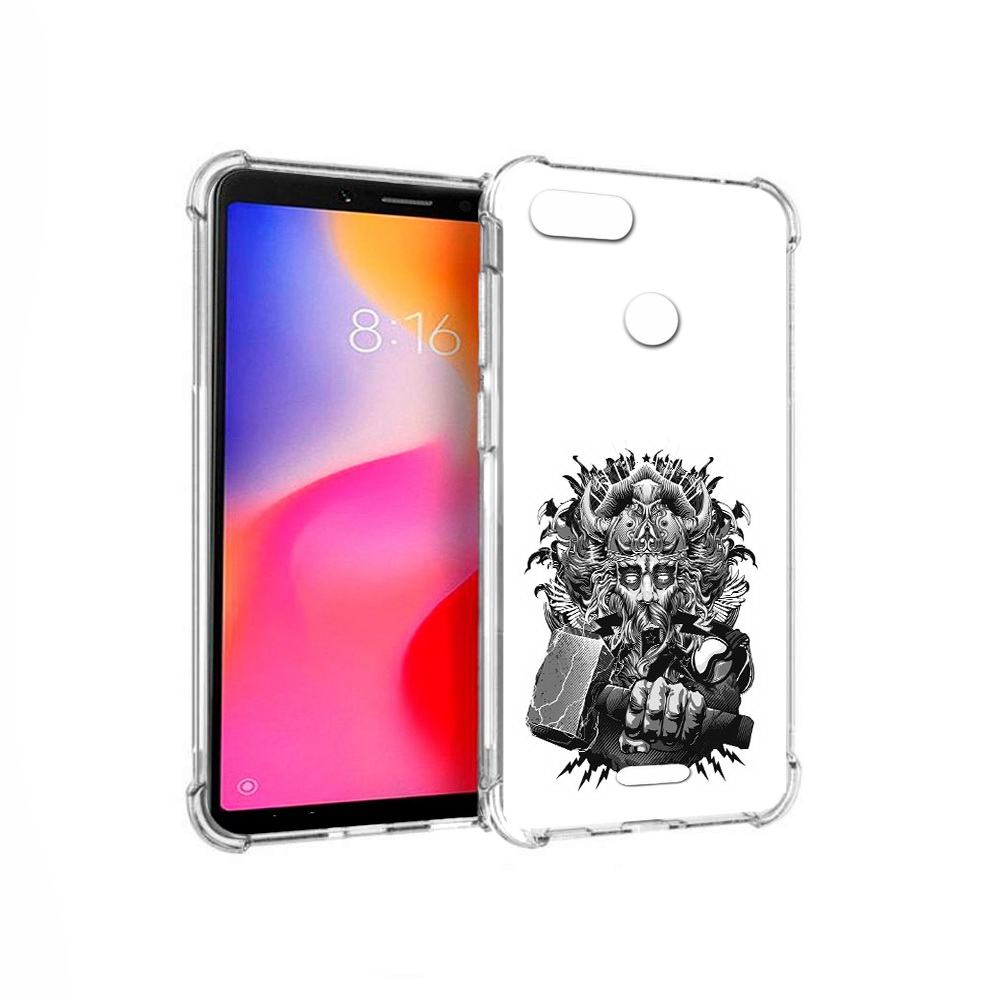 

Чехол MyPads Tocco для Xiaomi Redmi 6 злой тор (PT113762.304.363), Прозрачный, Tocco