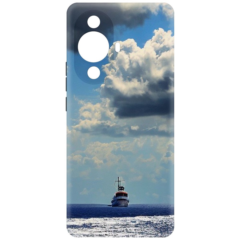 

Чехол-накладка Krutoff Soft Case Море для Huawei Nova 11 Pro, Черный