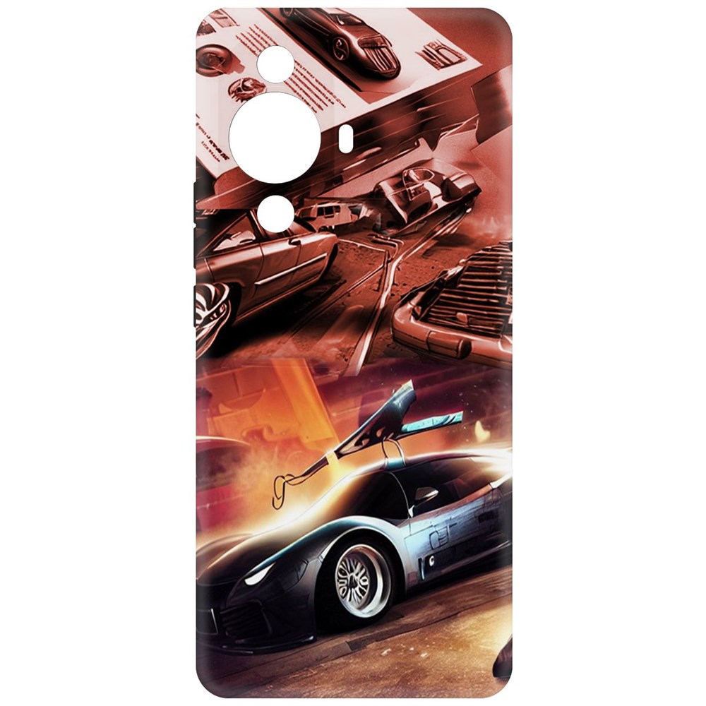 

Чехол-накладка Krutoff Soft Case Автодинамика для Huawei Nova 11 Pro, Черный