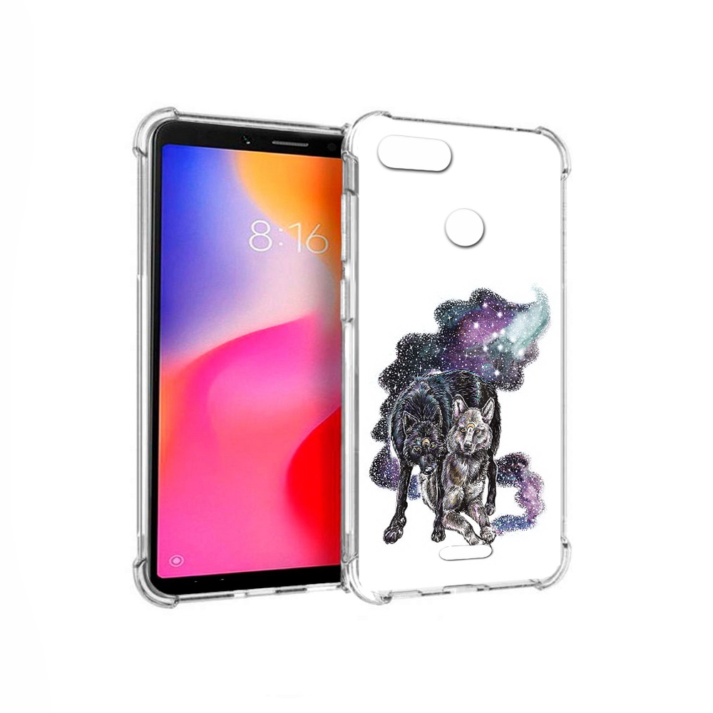 

Чехол MyPads Tocco для Xiaomi Redmi 6 звездные волки (PT113762.304.352), Прозрачный, Tocco