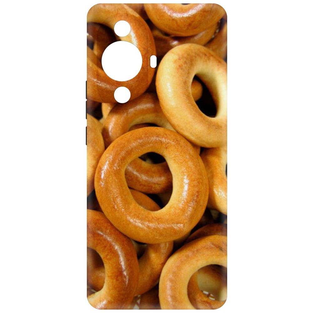 

Чехол-накладка Krutoff Soft Case Сушки для Huawei Nova 11 Pro, Черный