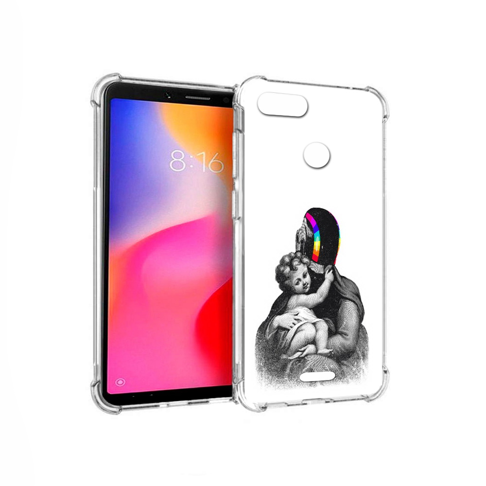 

Чехол MyPads Tocco для Xiaomi Redmi 6 защитник в шлеме (PT113762.304.350), Прозрачный, Tocco