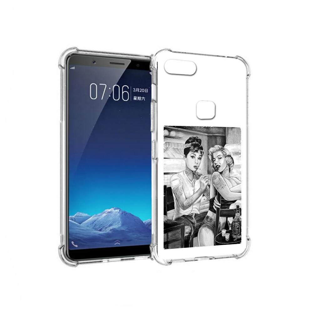 

Чехол MyPads Tocco для Vivo X20 тату мастер (PT108350.433.637), Прозрачный, Tocco