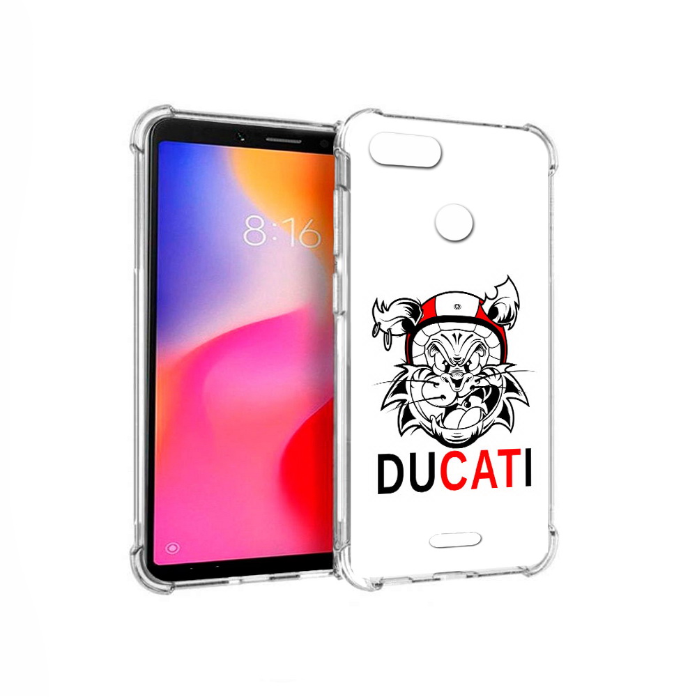 

Чехол MyPads Tocco для Xiaomi Redmi 6 дукати (PT113762.304.339), Прозрачный, Tocco