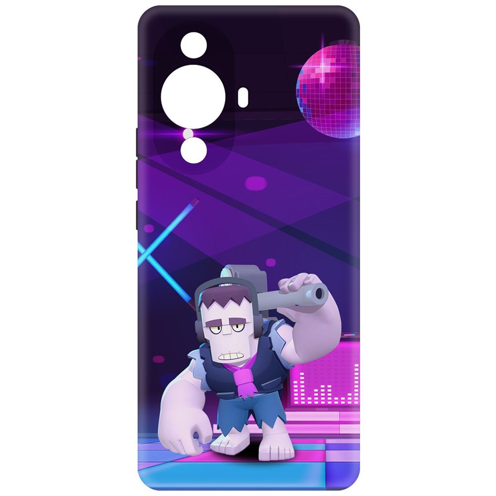

Чехол-накладка Krutoff Soft Case Brawl Stars - Фрэнк для Huawei Nova 11 Pro, Черный
