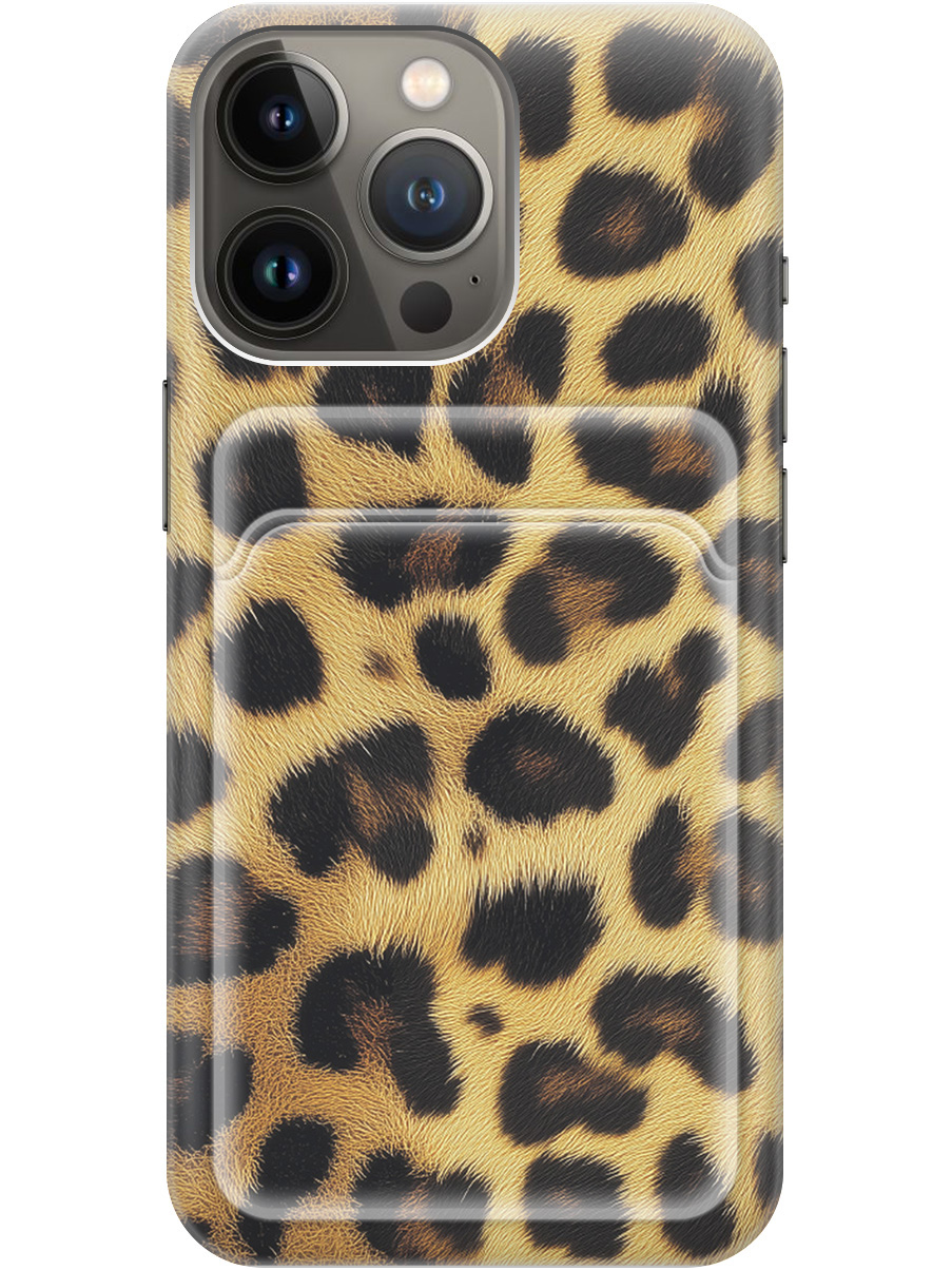 

Силиконовый чехол на Apple iPhone 13 Pro с принтом с карманом для карты 828994, Прозрачный;желтый;черный, 732241032