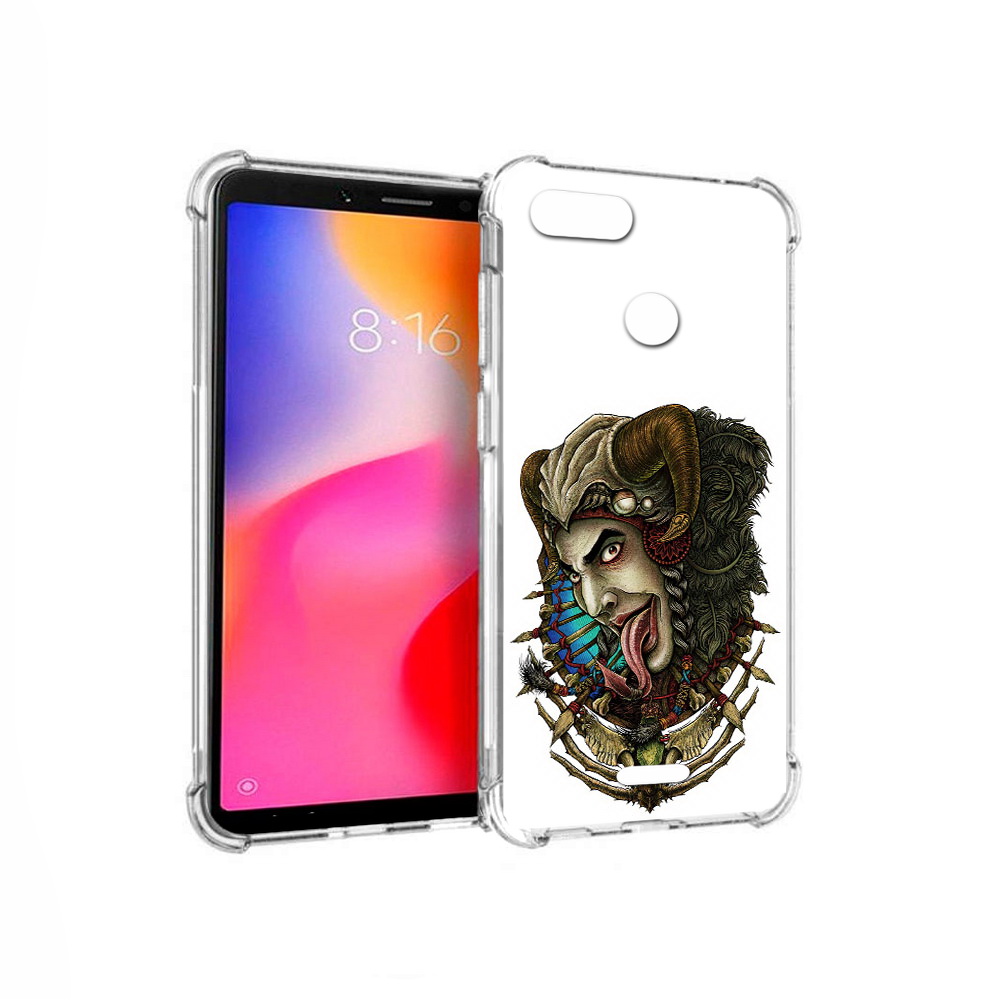

Чехол MyPads Tocco для Xiaomi Redmi 6 длинный язык (PT113762.304.330), Прозрачный, Tocco