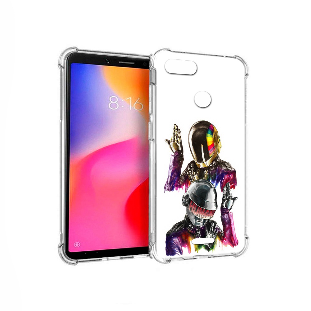 

Чехол MyPads Tocco для Xiaomi Redmi 6 диско космонавты (PT113762.304.329), Прозрачный, Tocco