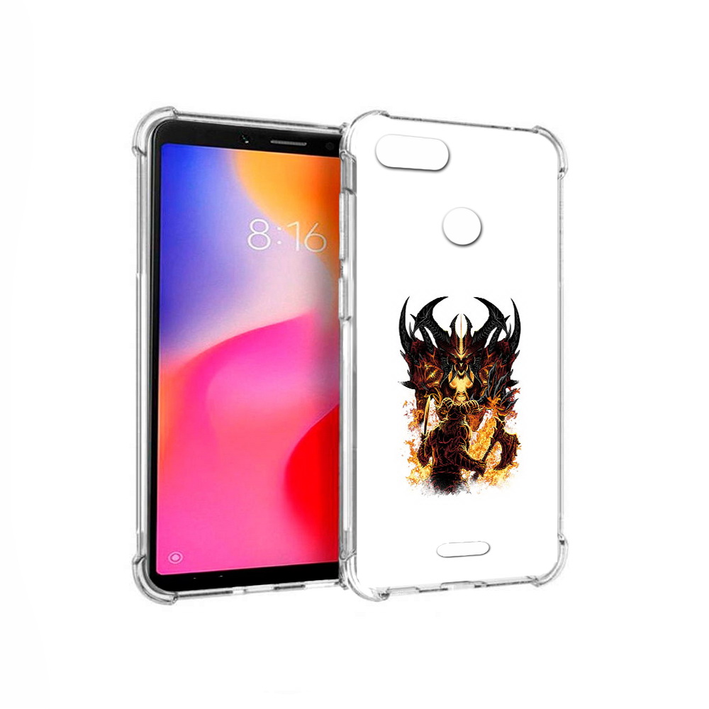 

Чехол MyPads Tocco для Xiaomi Redmi 6 демон shadow fiend (PT113762.304.318), Прозрачный, Tocco