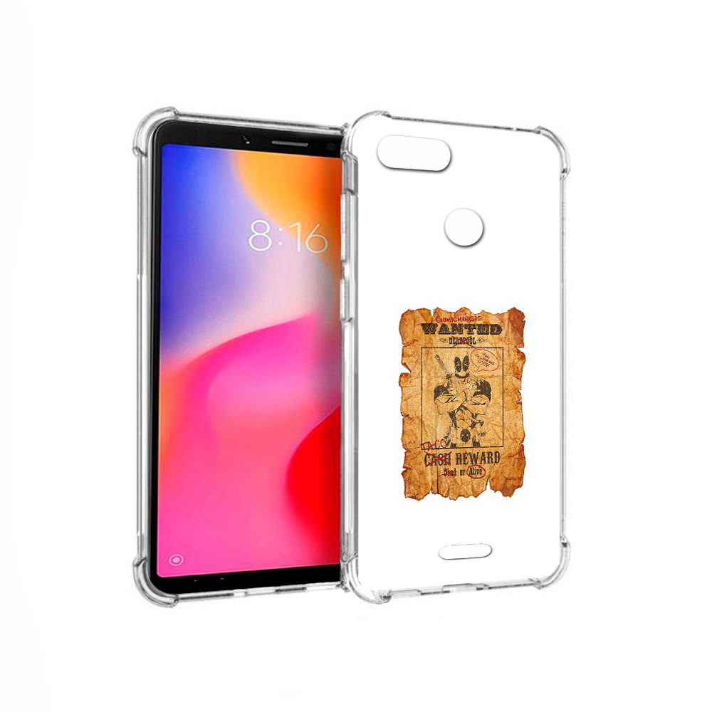 

Чехол MyPads Tocco для Xiaomi Redmi 6 дедпул (PT113762.304.317), Прозрачный, Tocco