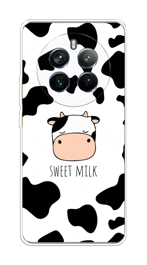 

Чехол на Realme 12+ "Sweet milk", Розовый;белый;черный, 2516350-1