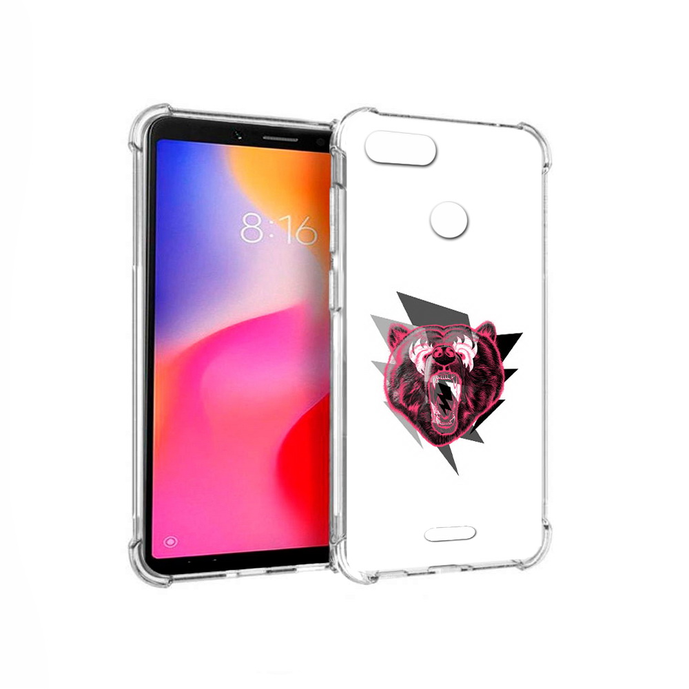 Чехол MyPads Tocco для Xiaomi Redmi 6 грозовой медведь (PT113762.304.301)