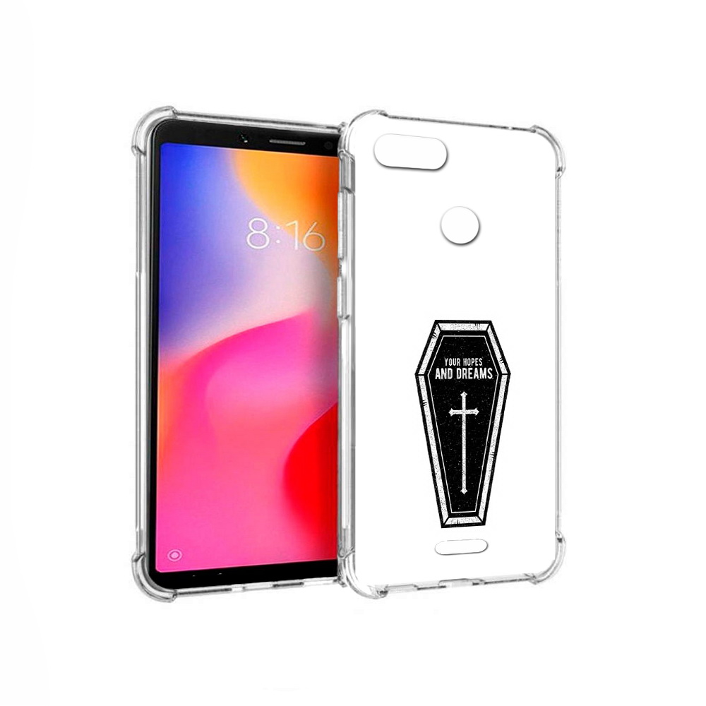 

Чехол MyPads Tocco для Xiaomi Redmi 6 гроб с мечтами (PT113762.304.299), Прозрачный, Tocco