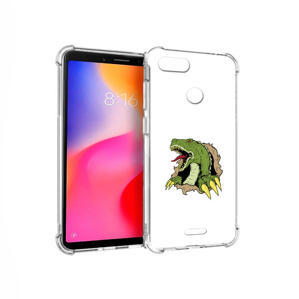 

Чехол MyPads Tocco для Xiaomi Redmi 6 годзила (PT113762.304.290), Прозрачный, Tocco