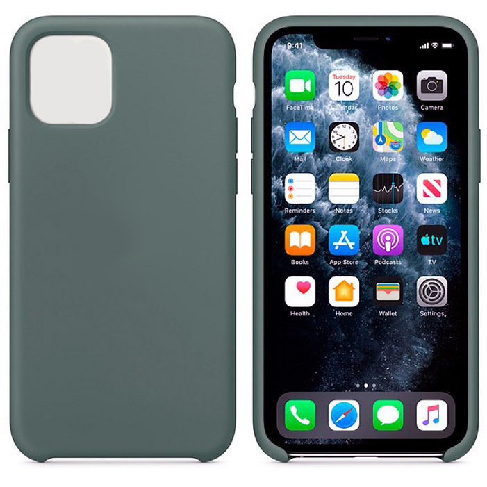 

Силиконовый чехол Silicone Case для iPhone 11 Pro, зеленый, Apple iPhone 11 Pro