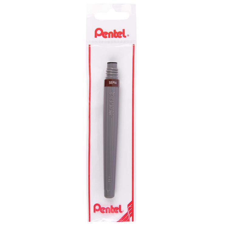 Сменный картридж для кисти Pentel Colour Brush XGFP, цвет: сепия