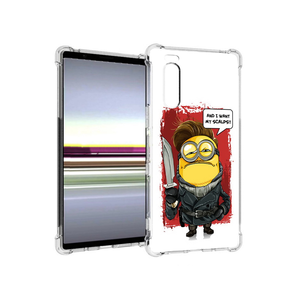 

Чехол MyPads Tocco для Sony Xperia 5 миньон убийца (PT139963.234.477), Прозрачный, Tocco